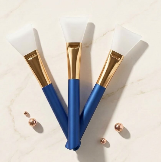 Zopylientocosh Premium Silicone Mask Brush Set (3-Piece) – Perfect for Clay, Mud & Thick Masks - Smooth & Even Application Facial Tool